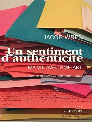 cover image of Un sentiment d'authenticité
